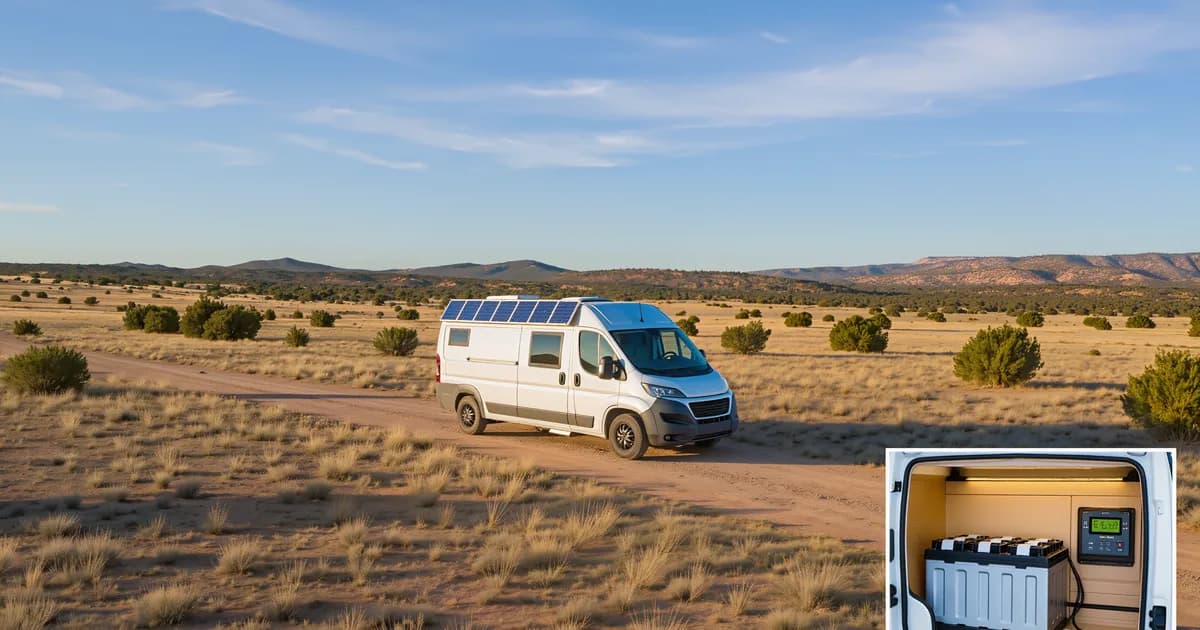 Comment être autonome en électricité dans un camping-car ?