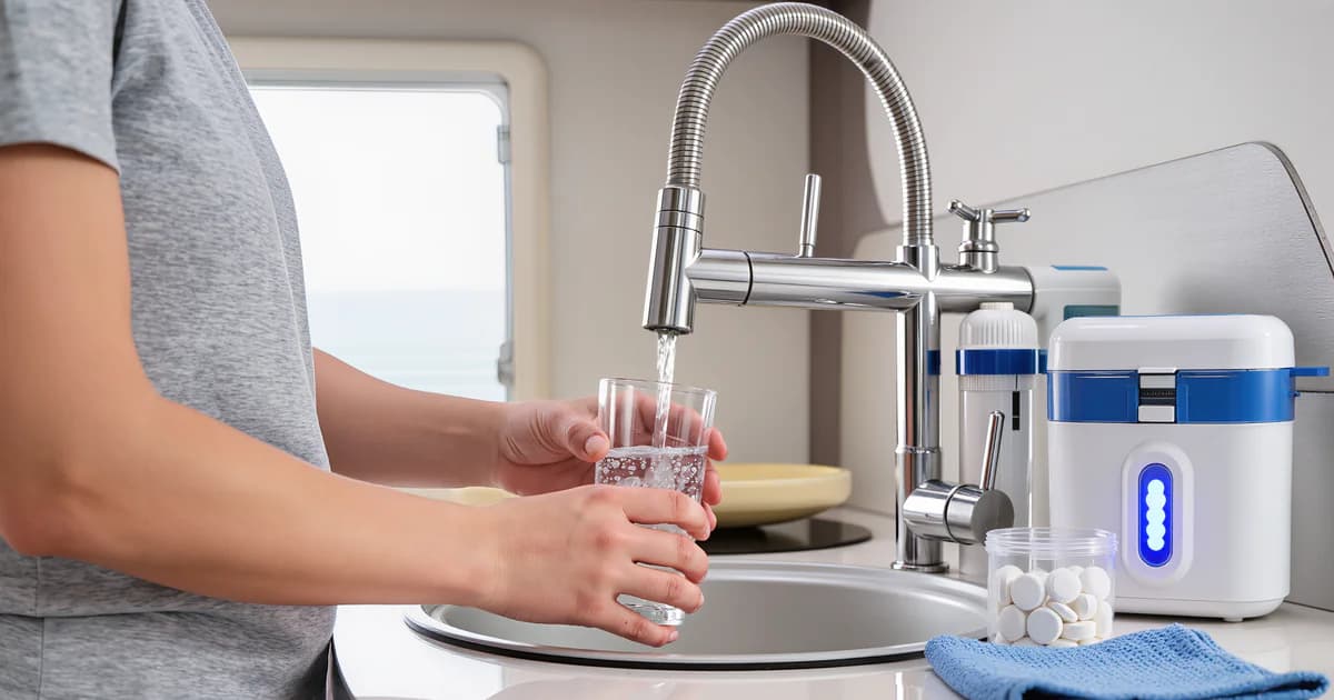 Comment rendre l'eau potable en camping-car ?