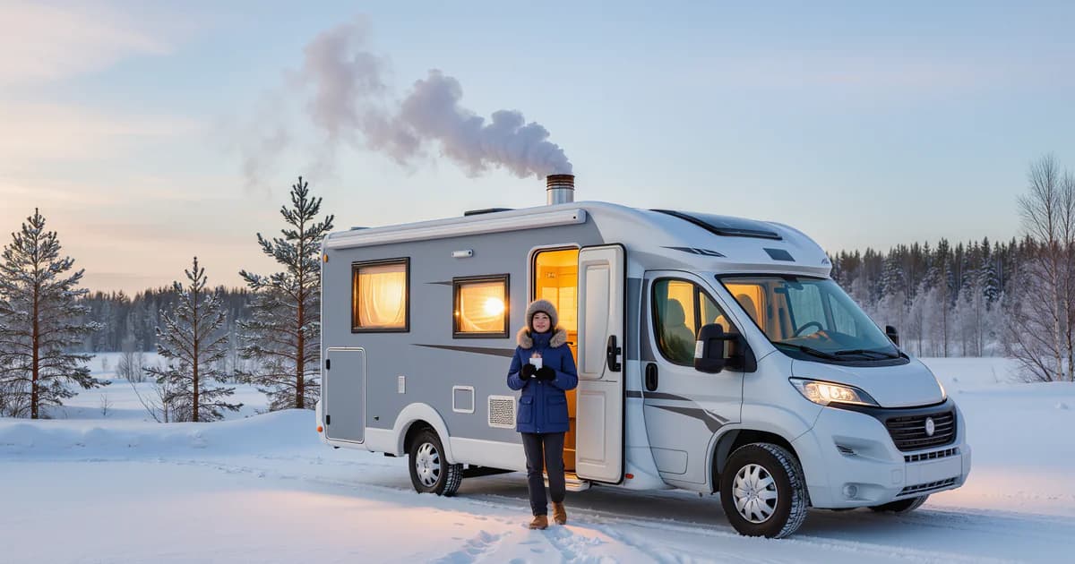 Comment vivre en camping-car l'hiver ?