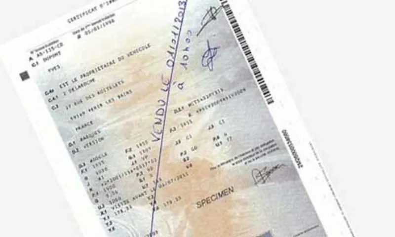 Carte grise barrée : comment bien la remplir lors d'une vente